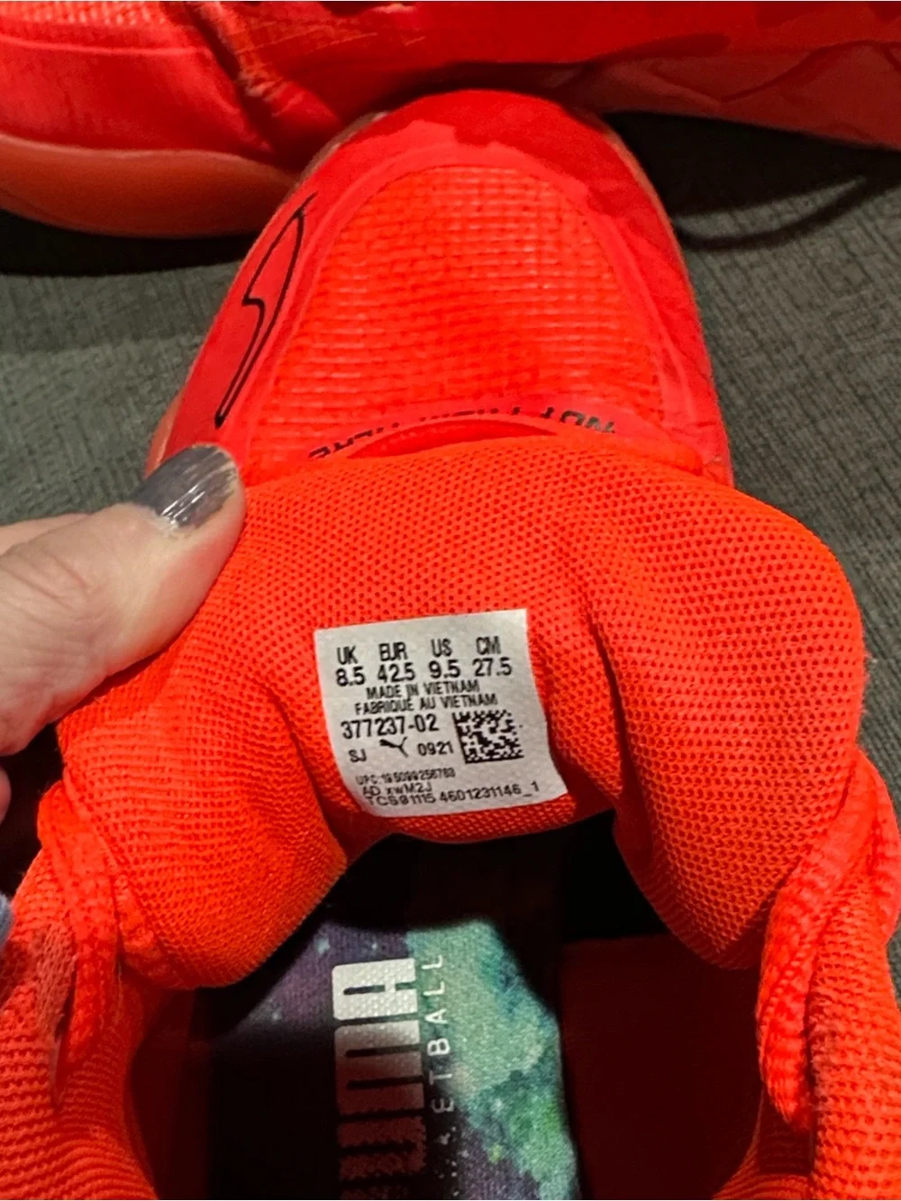 LaMelo MB.01 size 9.5